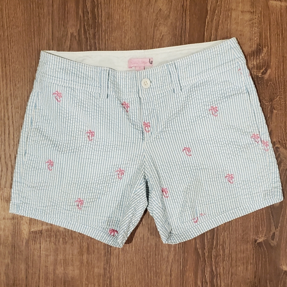 Lilly Pulitzer seersucker shorts